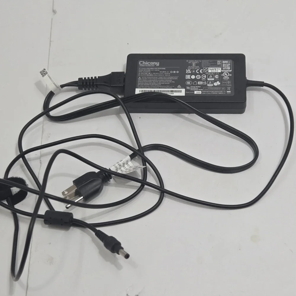 Chicony A17-120P2A AC Adapter Power Supply 20V 6A 120W Charger A120A057Q